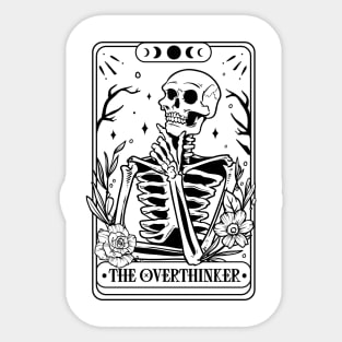 The Overthinker Tarot Card Sticker